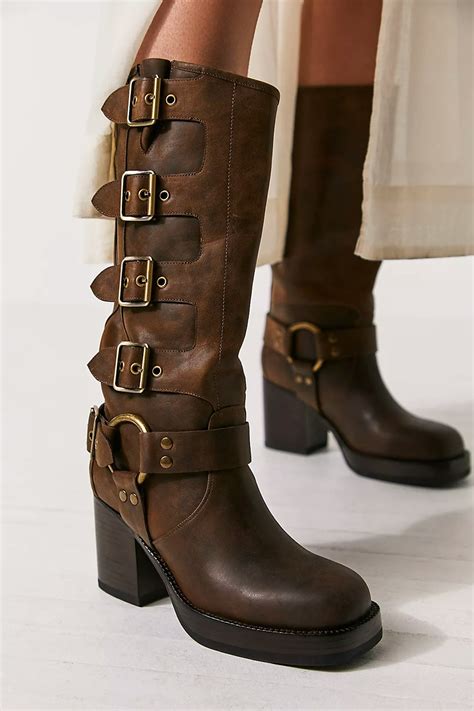 miu miu motorcycle boots dupe